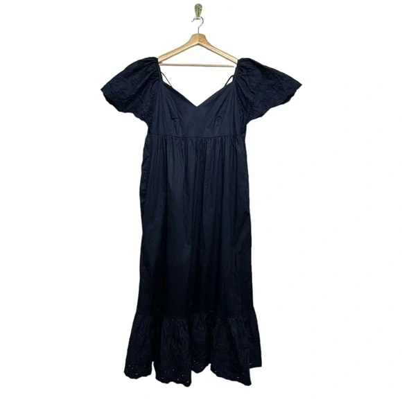 NWT EN SAISON Barnette Dress Navy 1X - Picture 6 of 11